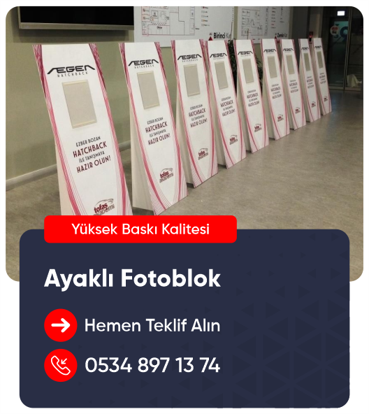 ayaklı fotoblok