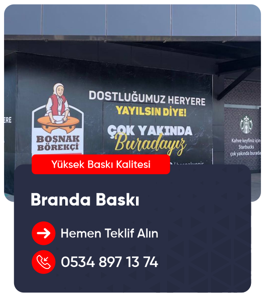 branda baskı