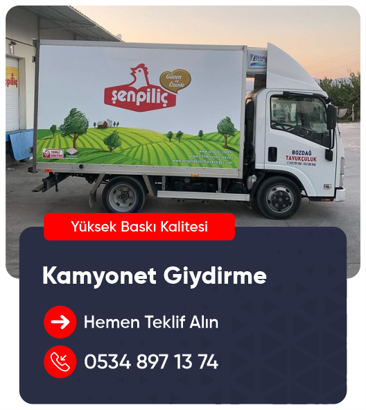 kamyonet giydirme