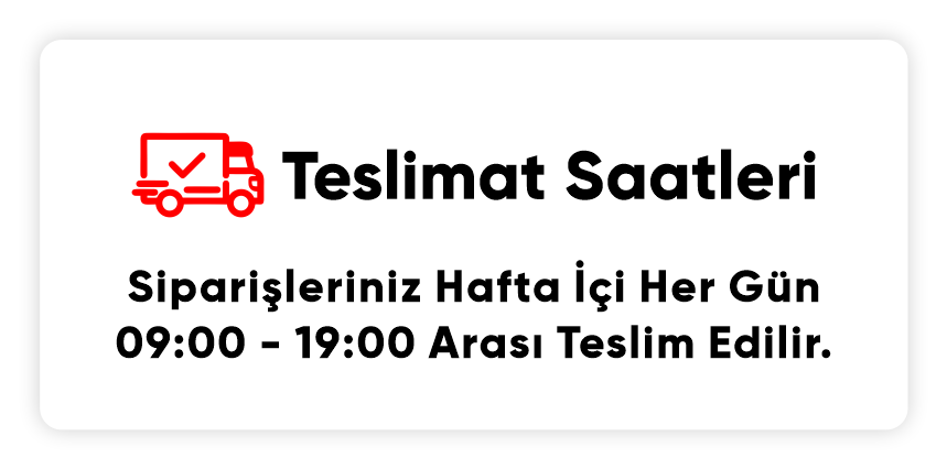 teslimat saatleri